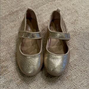 Cat & Jack Shimmering Gold Dress Shoes